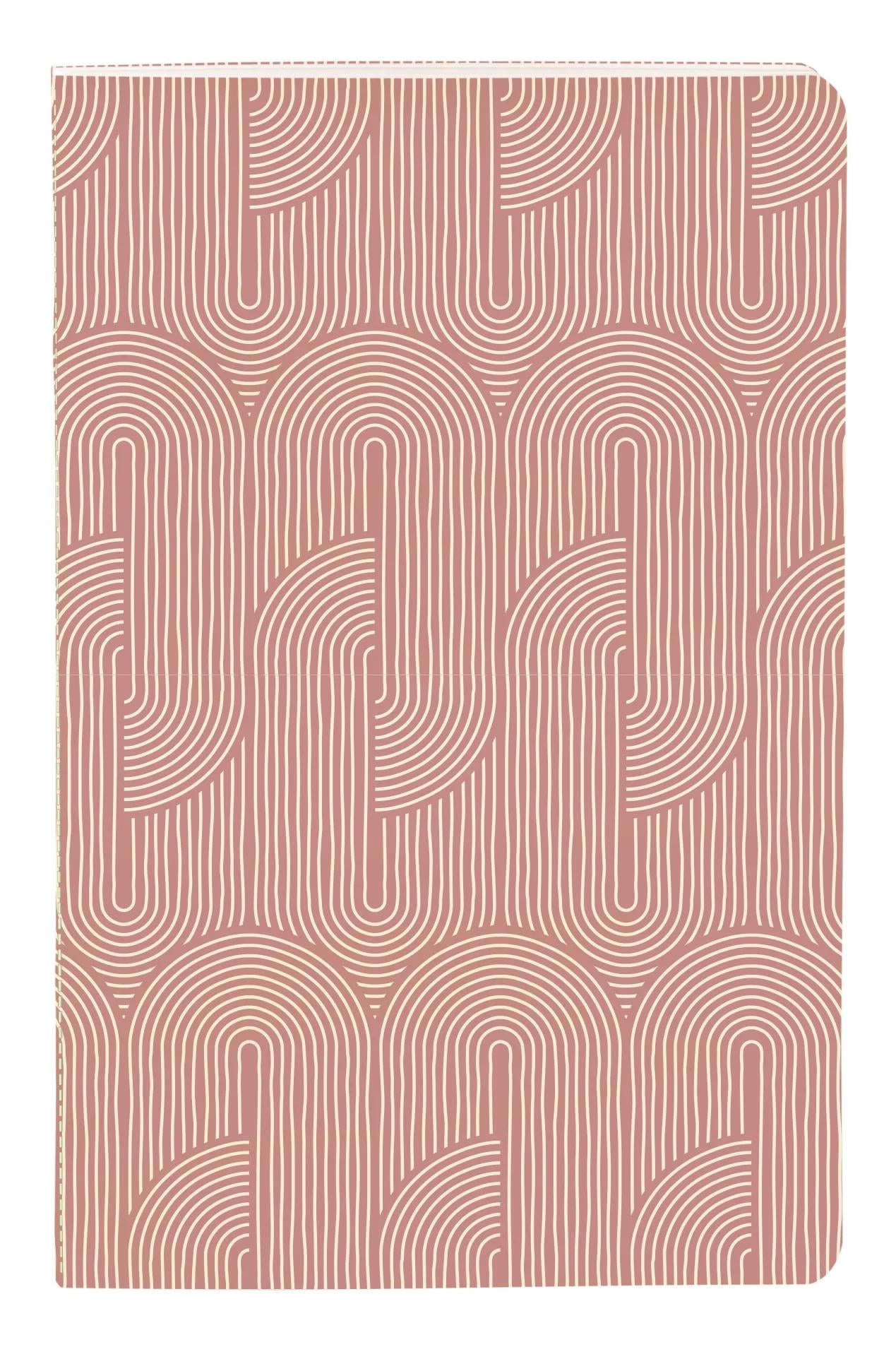 Terracotta, Carnet cousu fil 9x14 cm, 64 pages, ligné, ass. (Lot x8)