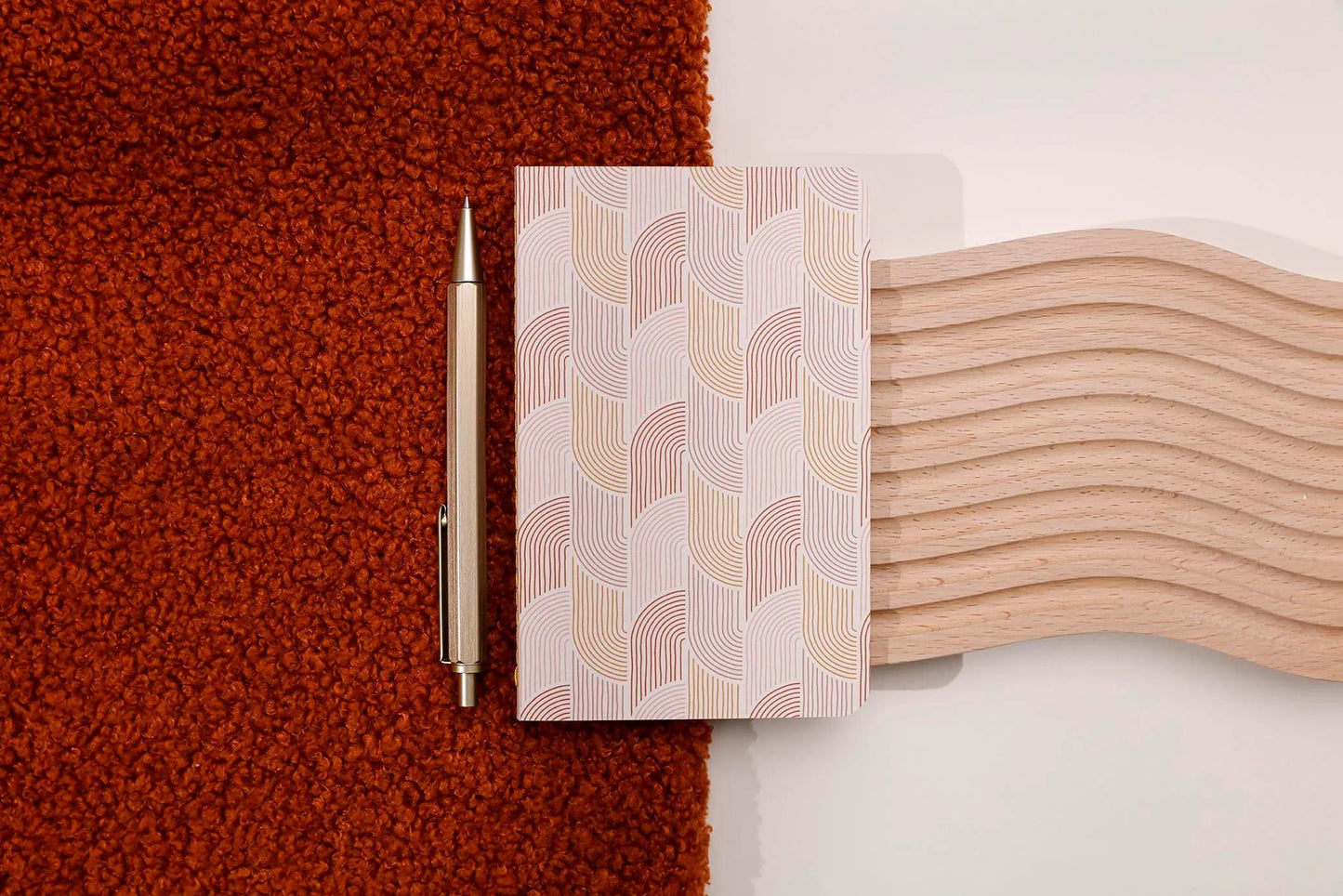 Terracotta, Carnet cousu fil 9x14 cm, 64 pages, ligné, ass. (Lot x8)