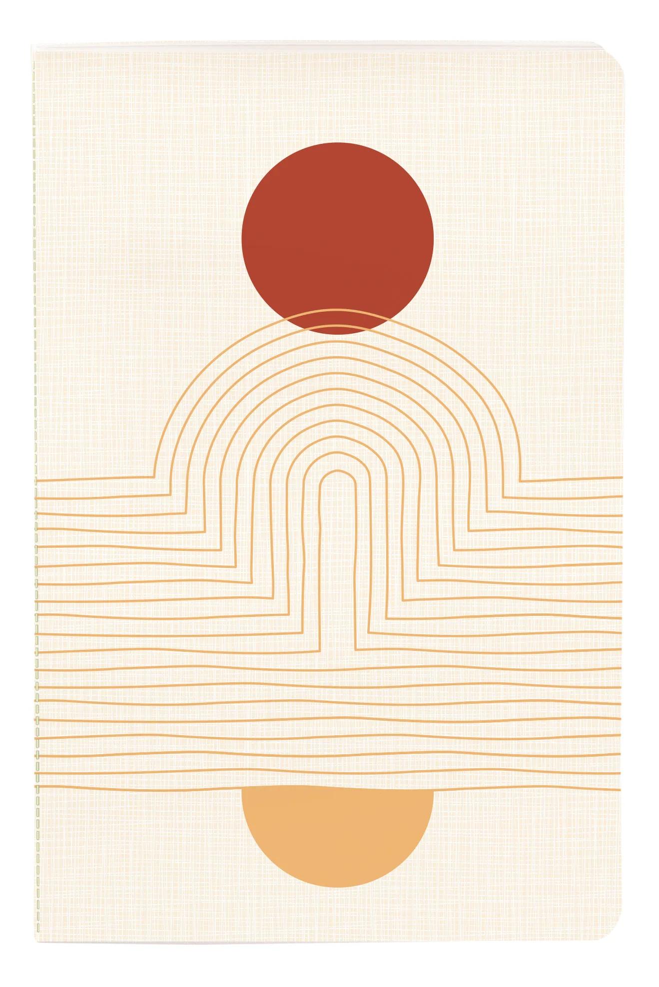 Terracotta, Sewn Book 11x17 cm, 64 pagine, foderato, culo. (Pacchetto x8)