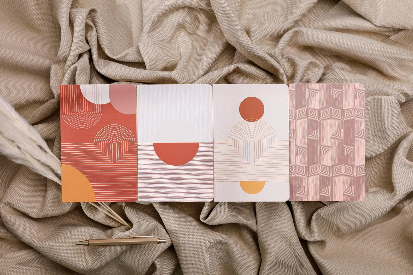 Terracotta, Sewn Book 11x17 cm, 64 pagine, foderato, culo. (Pacchetto x8)
