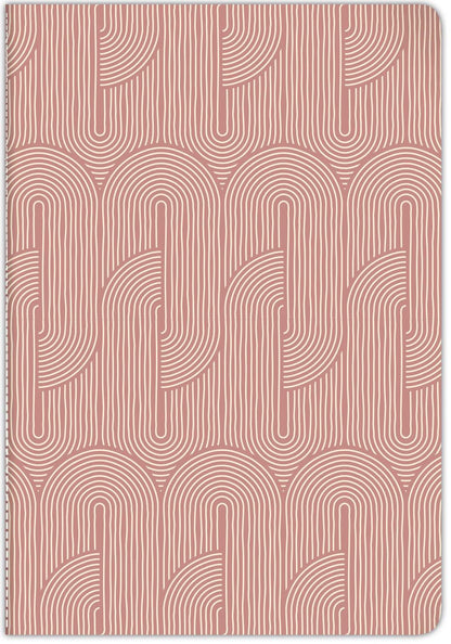 Terracotta, Cahier sewn wire A4 21x29.7 cm, 96 pages, line and margin, ass. (in bundle 10)