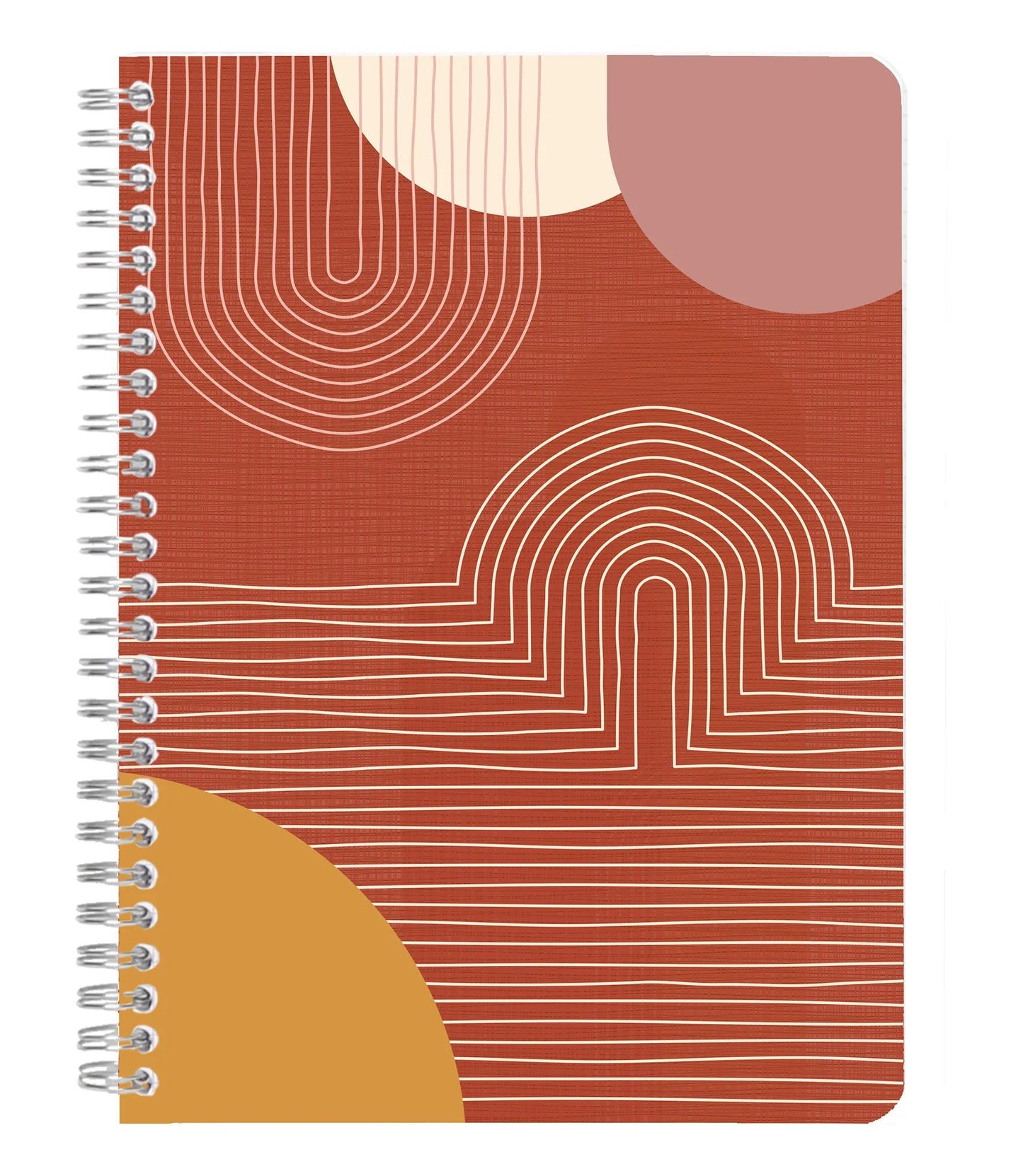 Terracotta, Carnet reliure intégrale A5 14,8x21 cm, 148 pages, ligné, ass. (Lot x4)