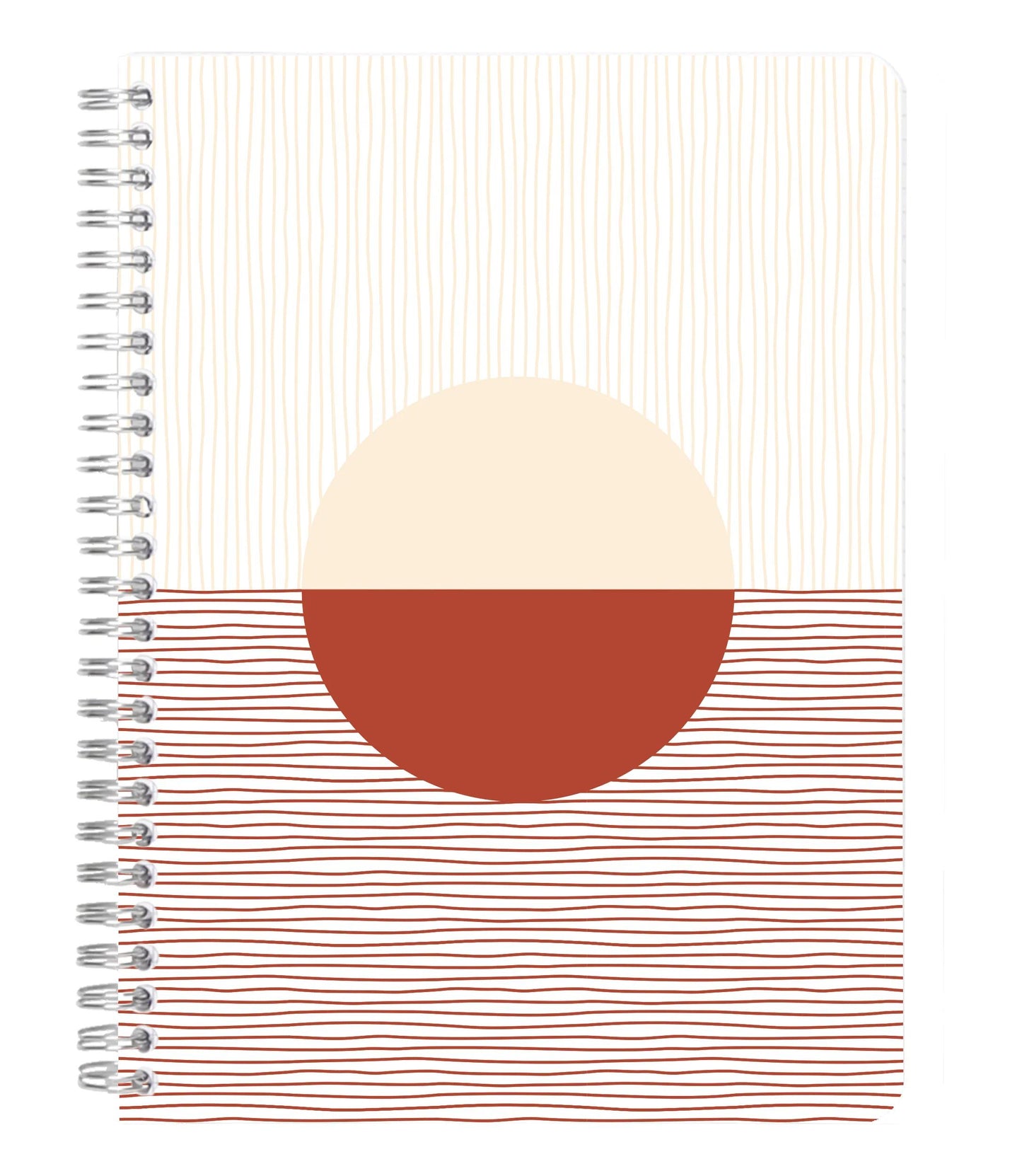 Terracotta, Carnet reliure intégrale A5 14,8x21 cm, 148 pages, ligné, ass. (Lot x4)