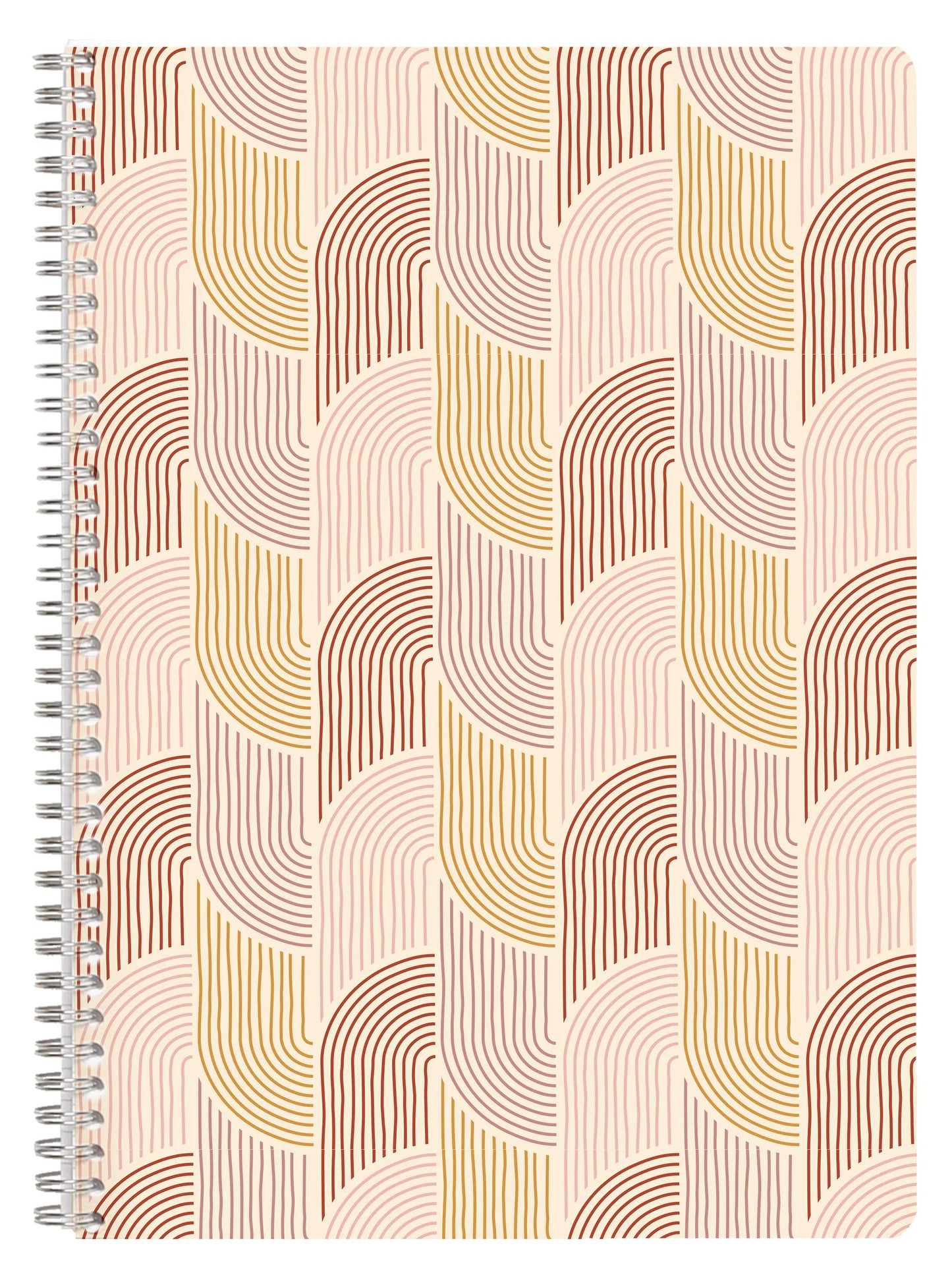 Terracotta, Complete binding book A4 21x29.7 cm, 148 pages, lineed and margin, ass. (Pack x4)