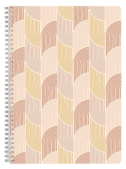 Terracotta, Complete binding book A4 21x29.7 cm, 148 pages, lineed and margin, ass.