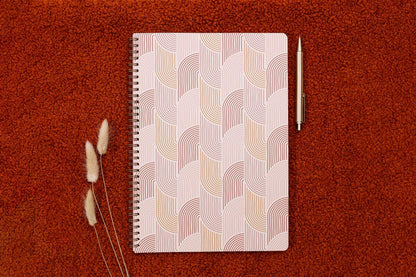 Terracotta, Complete binding book A4 21x29.7 cm, 148 pages, lineed and margin, ass.