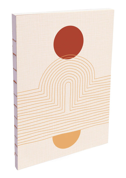 Terracotta, Booklet flexible brochure A6 10,5x14,8 cm, 144 pages, lineed, raw back, ass.