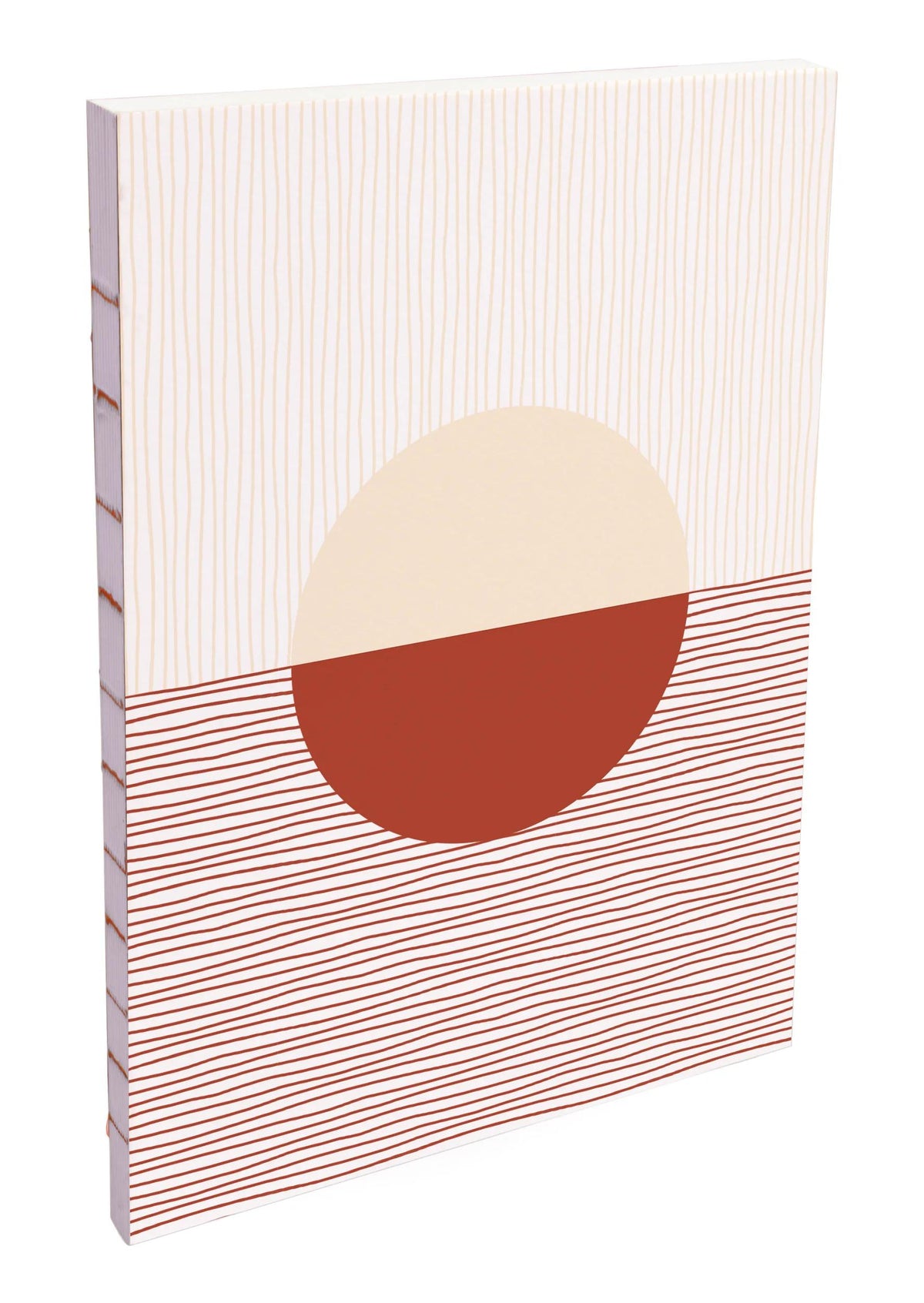 Terracotta, Booklet flexible brochure A6 10,5x14,8 cm, 144 pages, lineed, raw back, ass.