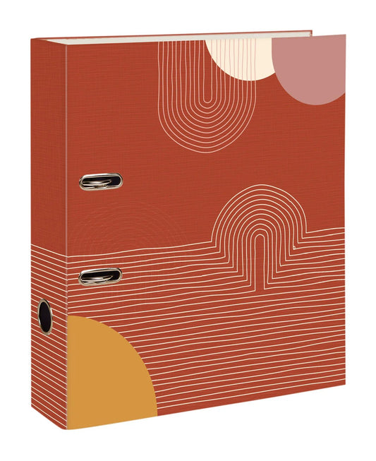 Terracotta, Lever binder A4 back 7 cm (Pack x4)
