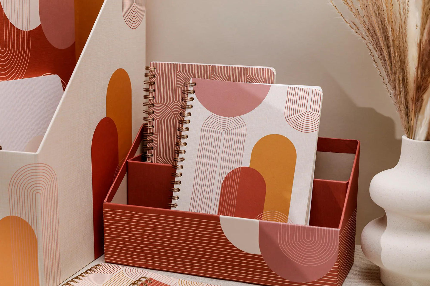 Terracotta, Briefhalter 25x10x14 cm (Paket x4)