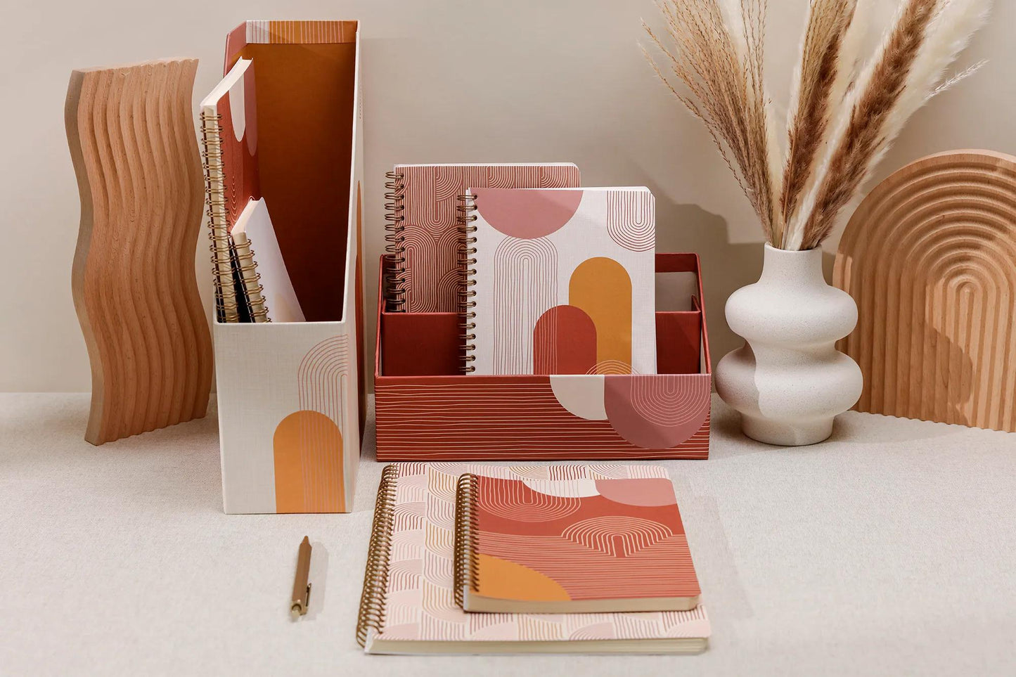 Terracotta, Briefhalter 25x10x14 cm (Paket x4)