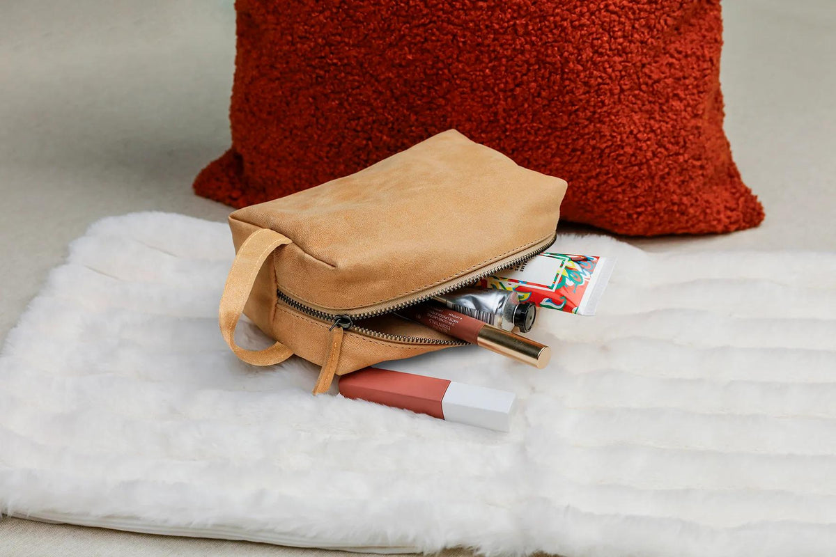 Terracotta, Multi-purpose leather case 18x11x7 cm (in bundle 2)