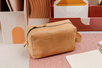Terracotta, Multi-purpose leather case 18x11x7 cm (in bundle 2)