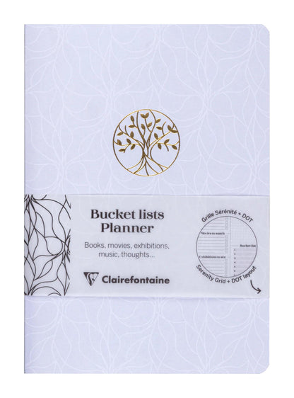Inspire, Bucket Listenplaner, Sewn Notizbuch A5 14.8x21 cm, 64 Seiten, bedruckt, arsch. - Neu (9er-Pack)