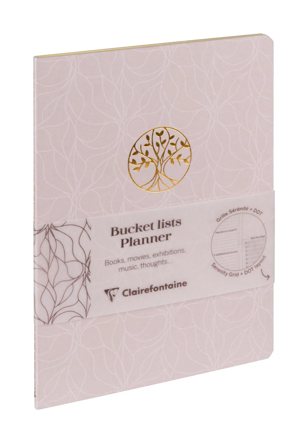 Inspire, Bucket Listenplaner, Sewn Notizbuch A5 14.8x21 cm, 64 Seiten, bedruckt, arsch. - Neu (9er-Pack)