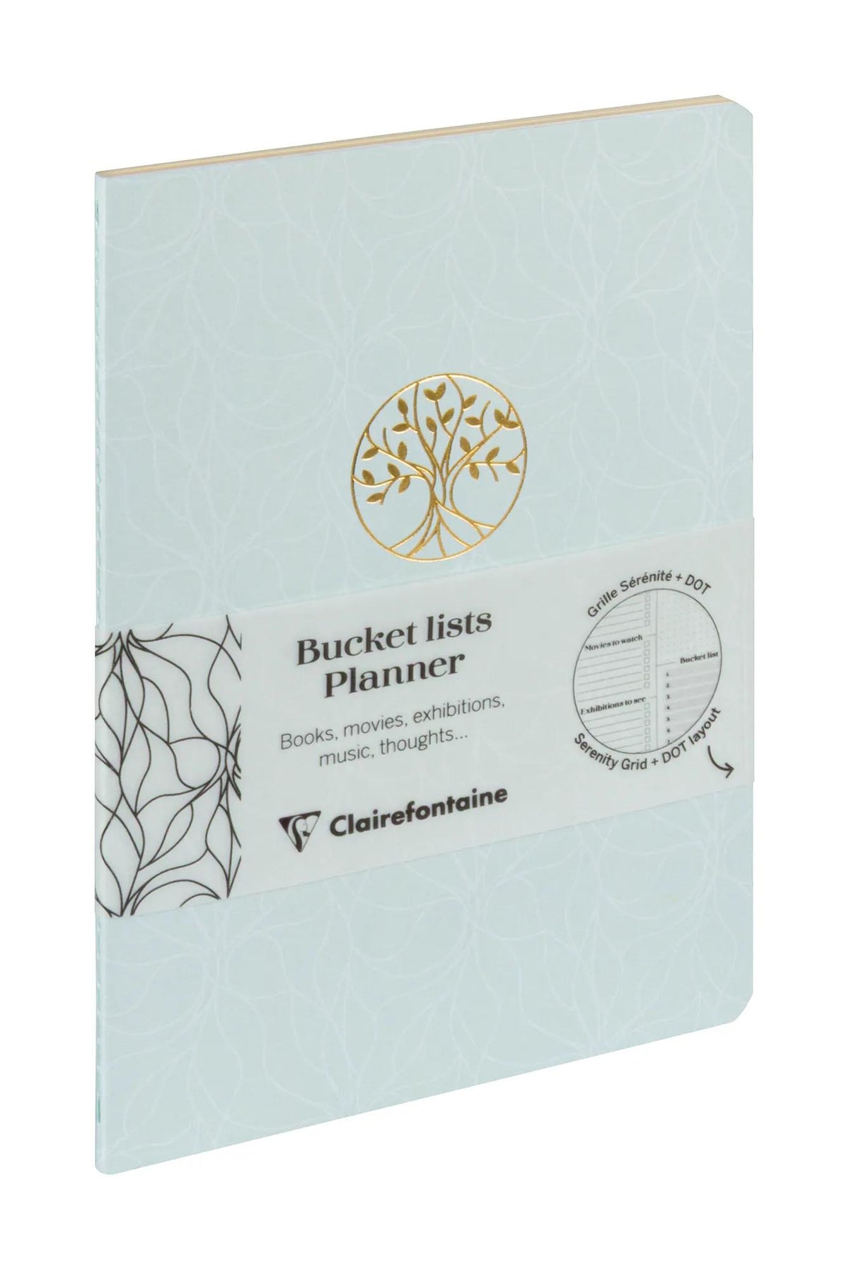 Inspire, Bucket Listenplaner, Sewn Notizbuch A5 14.8x21 cm, 64 Seiten, bedruckt, arsch. - Neu (9er-Pack)