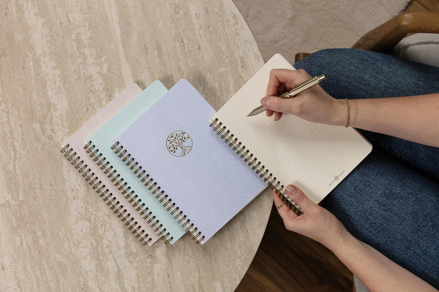 Inspire, Carnet reliure intégrale A5 14,8x21 cm, 148 pages, ligné, ass. - New (Lot x4)