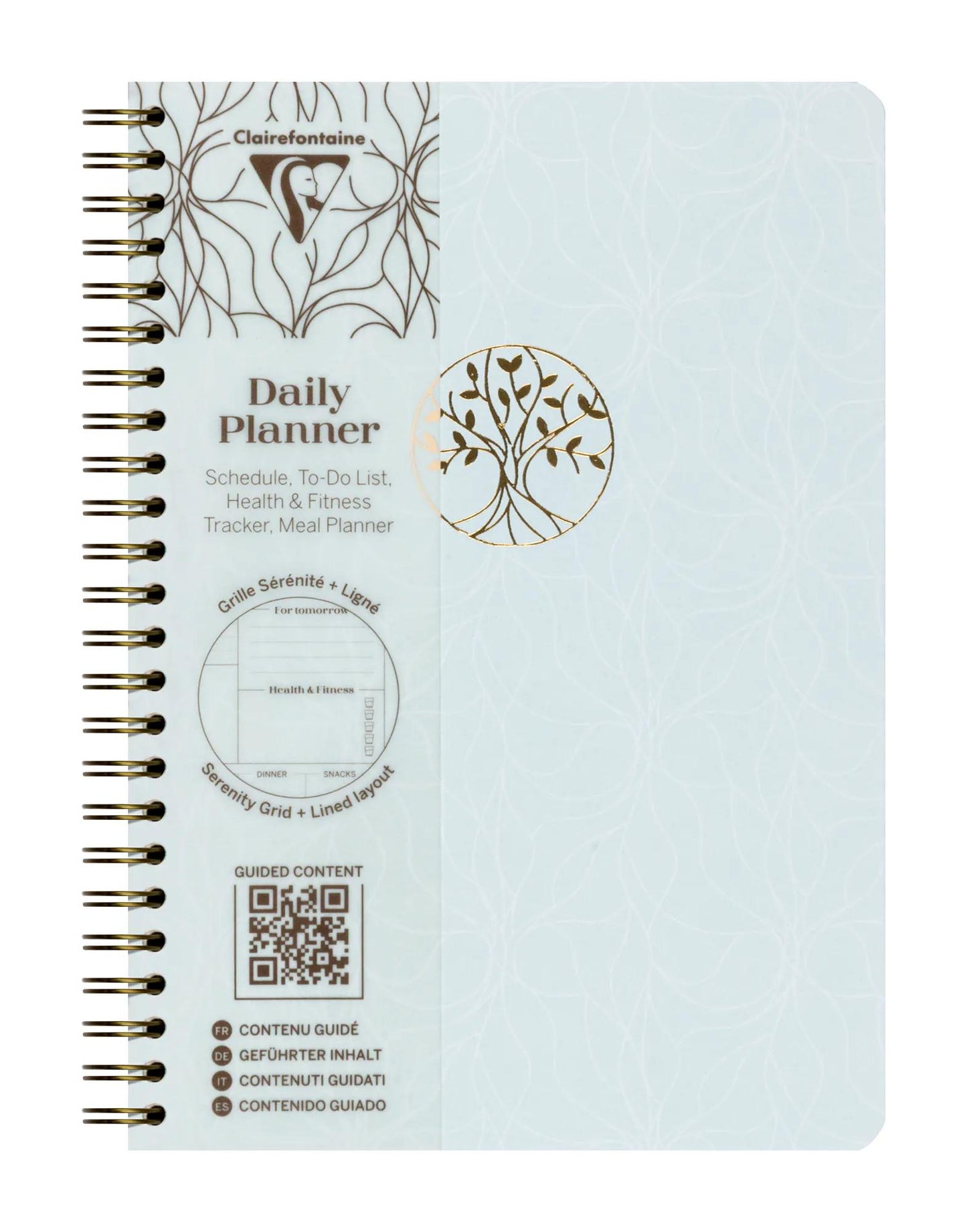 Inspire, Daily planner, A5 complete binder 14,8x21 cm, 148 pages, printed, ass. - New (Pack x4)