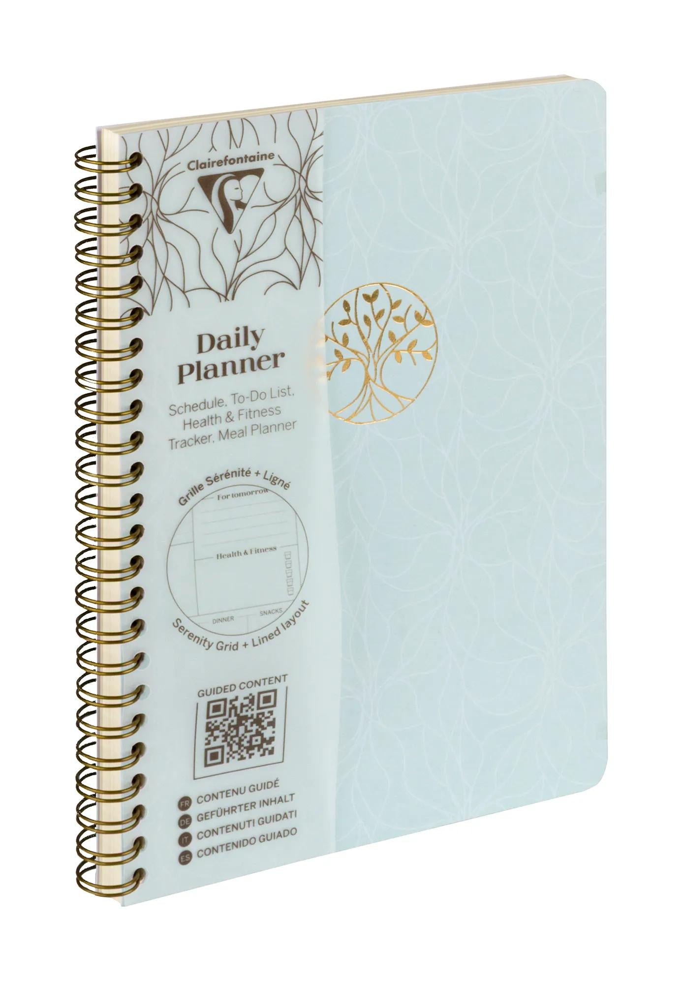 Inspire, Daily planner, A5 complete binder 14,8x21 cm, 148 pages, printed, ass. - New (Pack x4)