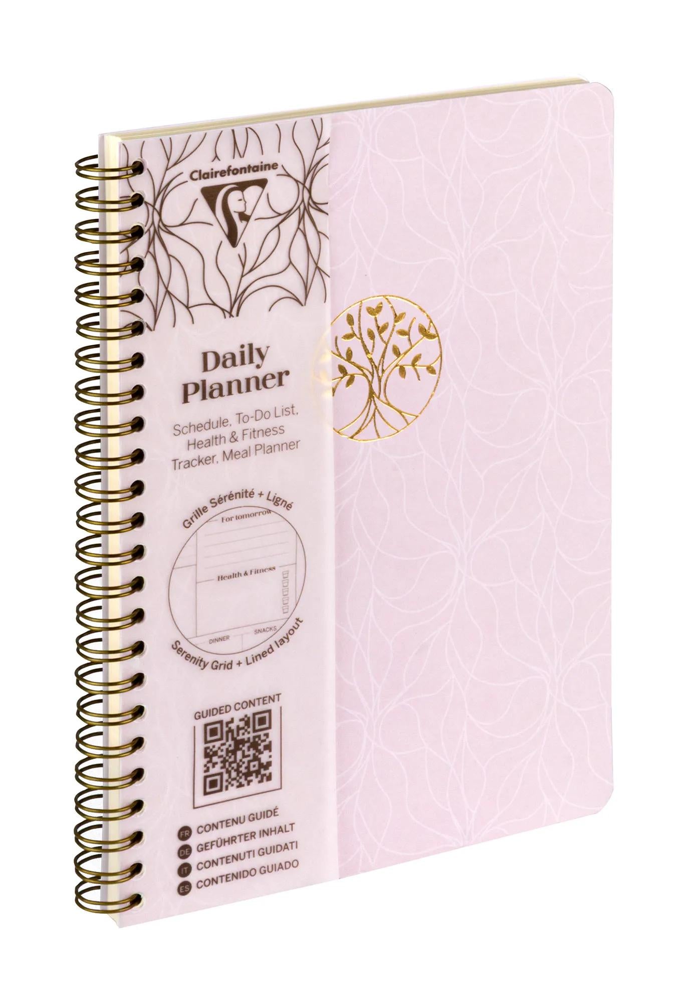 Inspire, Daily planner, A5 complete binder 14,8x21 cm, 148 pages, printed, ass. - New (Pack x4)