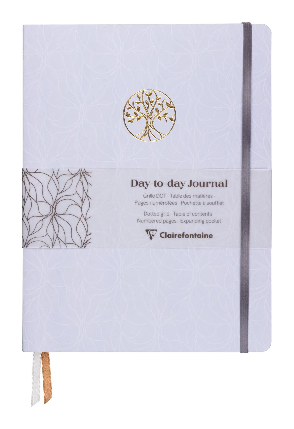 Inspire, DaytoDay Journal 19x25 cm, 192 Seiten, Punkt, Bauchtasche auf der Rückseite, Marker, elastischer Verschluss, Arsch. - Neu (4er-Pack)