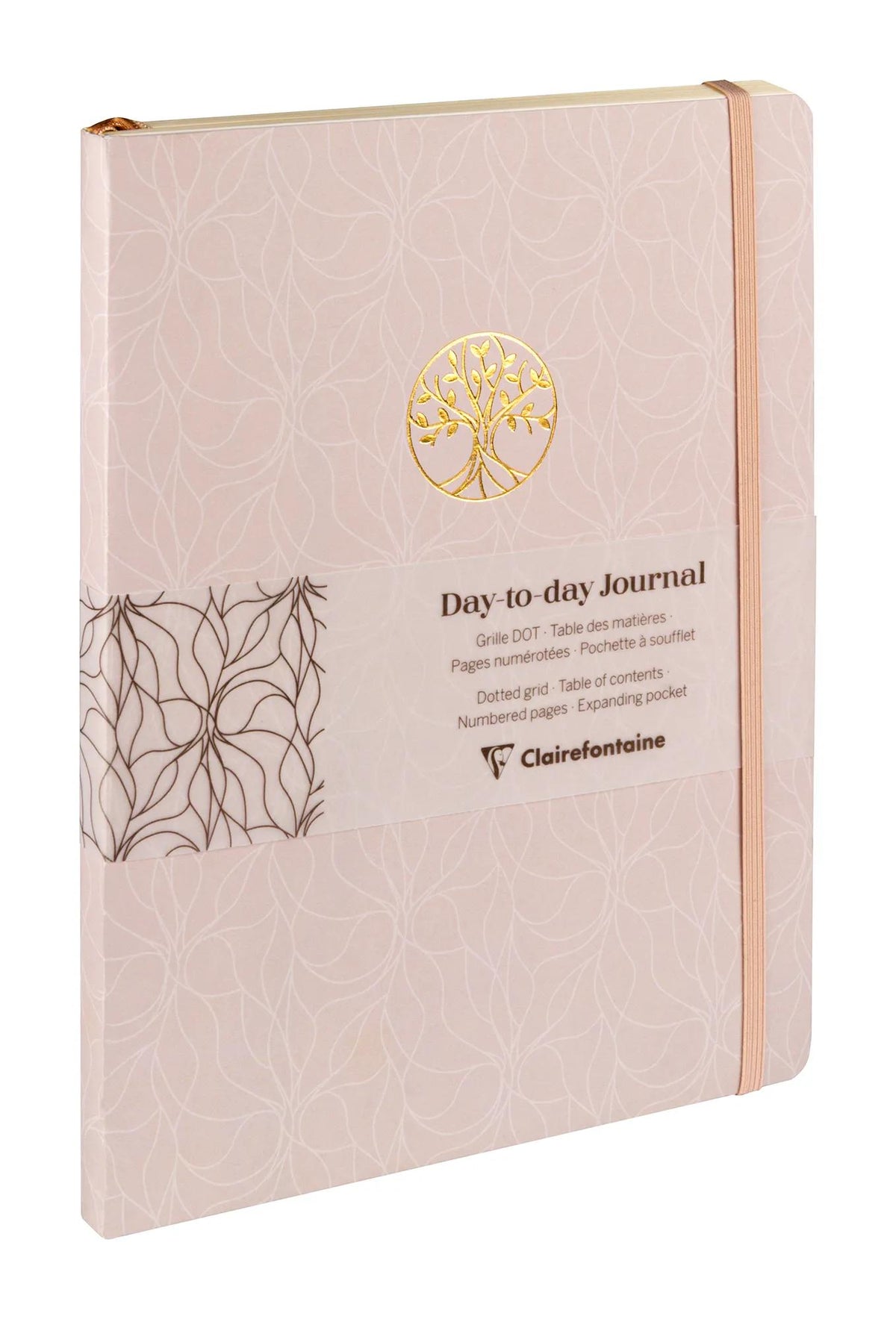 Inspire, DaytoDay Journal 19x25 cm, 192 Seiten, Punkt, Bauchtasche auf der Rückseite, Marker, elastischer Verschluss, Arsch. - Neu (4er-Pack)