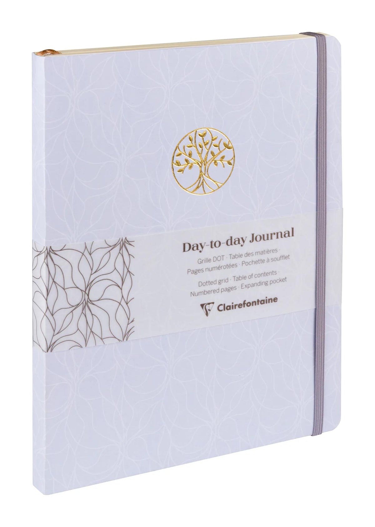 Inspire, DaytoDay Journal 19x25 cm, 192 Seiten, Punkt, Bauchtasche auf der Rückseite, Marker, elastischer Verschluss, Arsch. - Neu (4er-Pack)