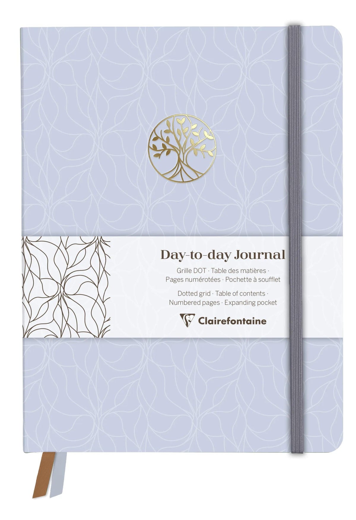 Inspire, DaytoDay Journal 19x25 cm, 192 Seiten, Punkt, Bauchtasche auf der Rückseite, Marker, elastischer Verschluss, Arsch. - Neu (4er-Pack)