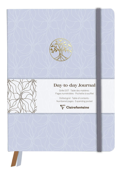 Inspire, DaytoDay Journal 19x25 cm, 192 Seiten, Punkt, Bauchtasche auf der Rückseite, Marker, elastischer Verschluss, Arsch. - Neu (4er-Pack)