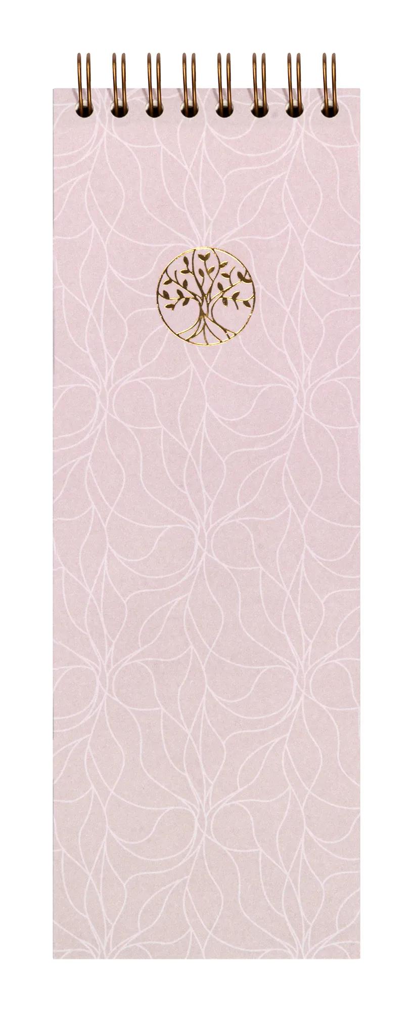 Inspire, List, Block integraler Bindekopf 7.5x21 cm, 80 Blätter, bedruckt, arsch. - Neu (Paket x8)
