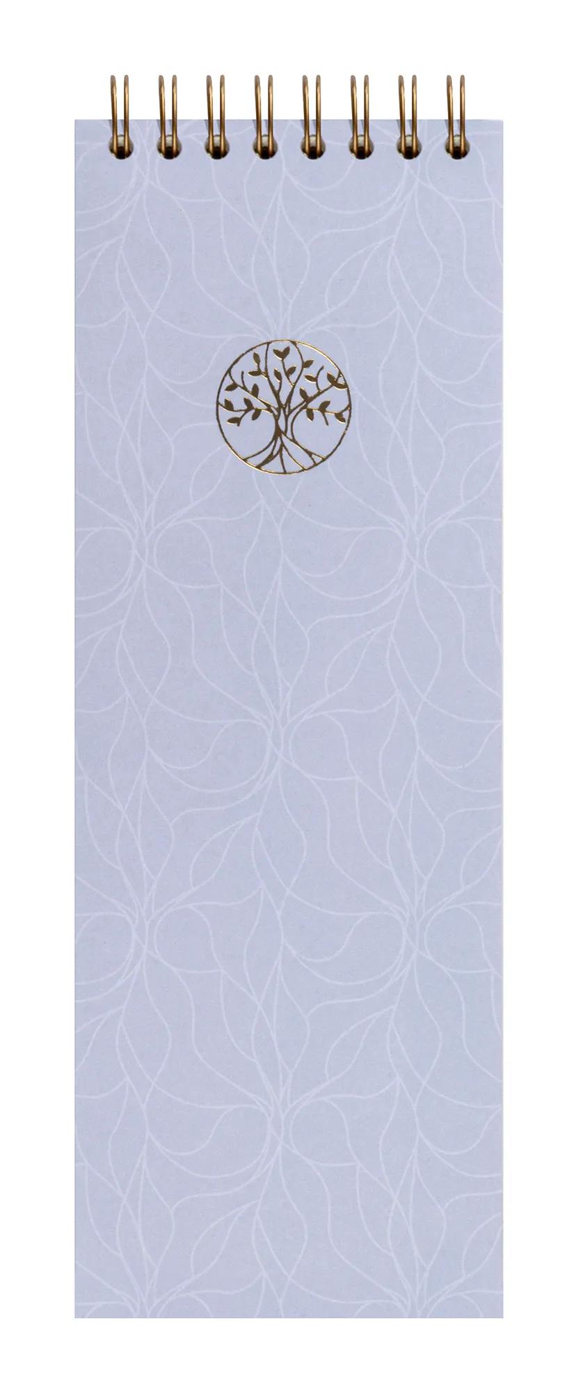 Inspire, List, Block integraler Bindekopf 7.5x21 cm, 80 Blätter, bedruckt, arsch. - Neu (Paket x8)