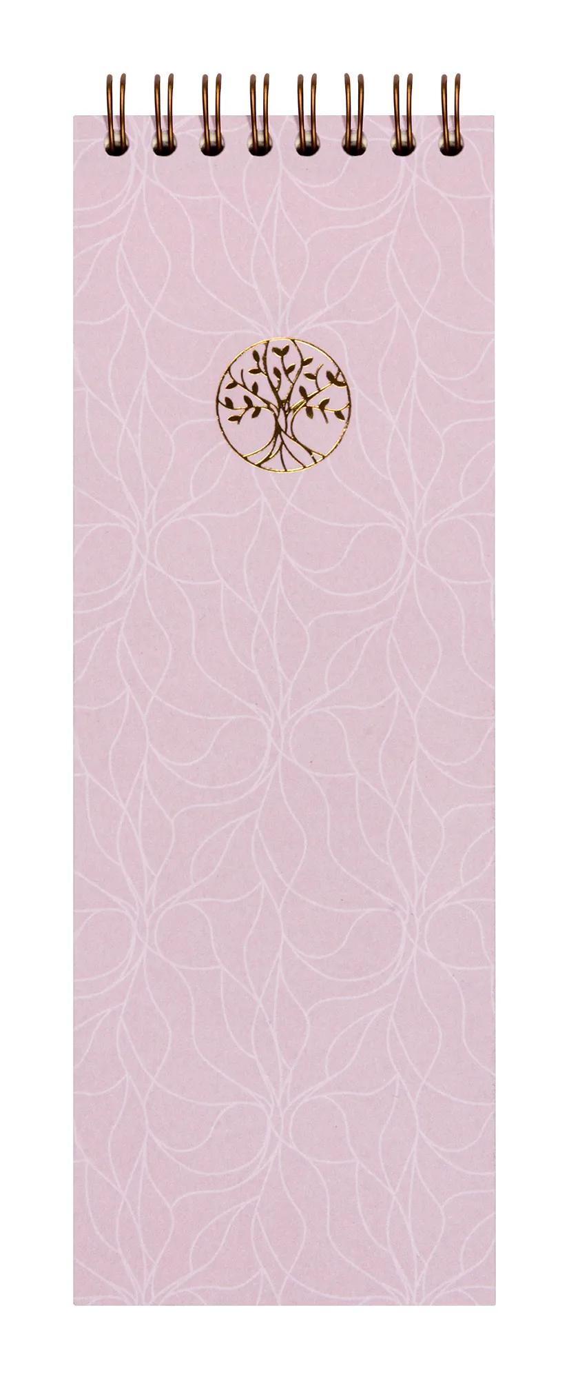 Inspire, List, Block integraler Bindekopf 7.5x21 cm, 80 Blätter, bedruckt, arsch. - Neu (Paket x8)