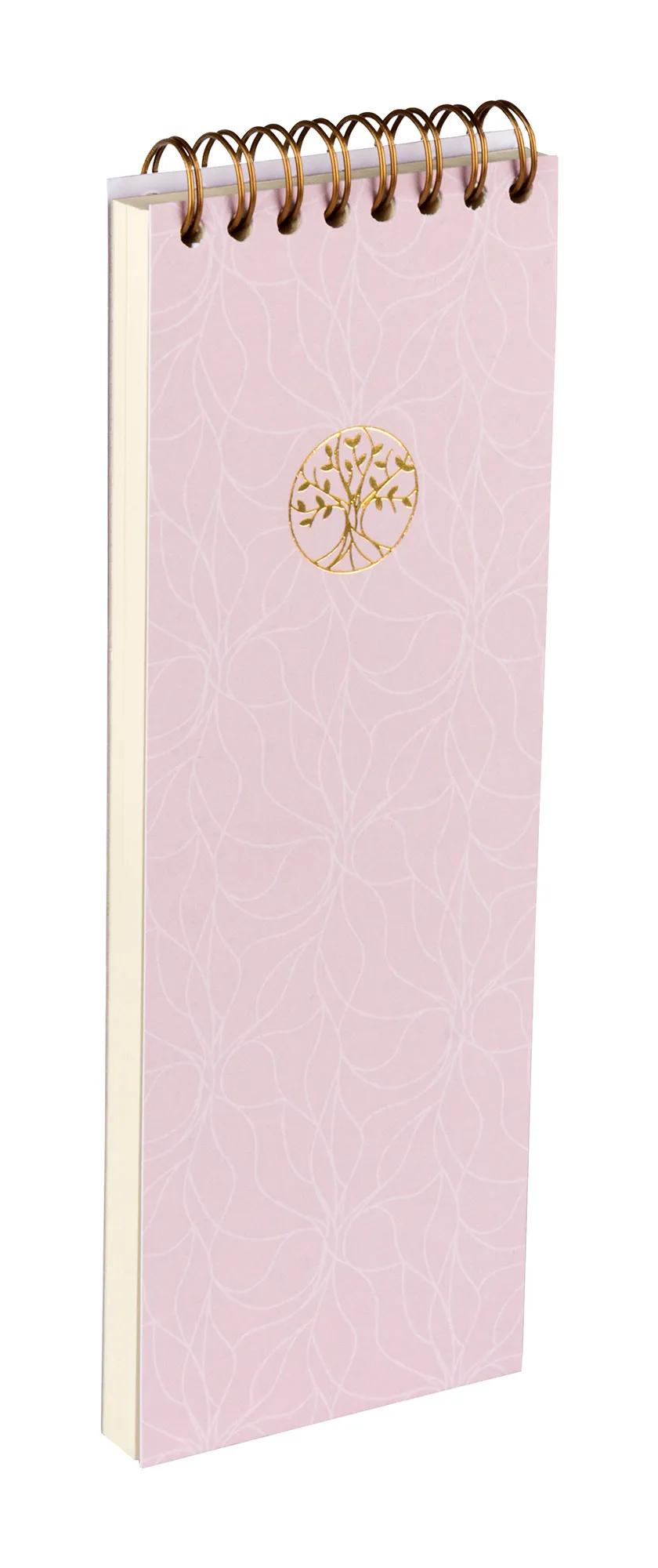 Inspire, List, Block integraler Bindekopf 7.5x21 cm, 80 Blätter, bedruckt, arsch. - Neu (Paket x8)