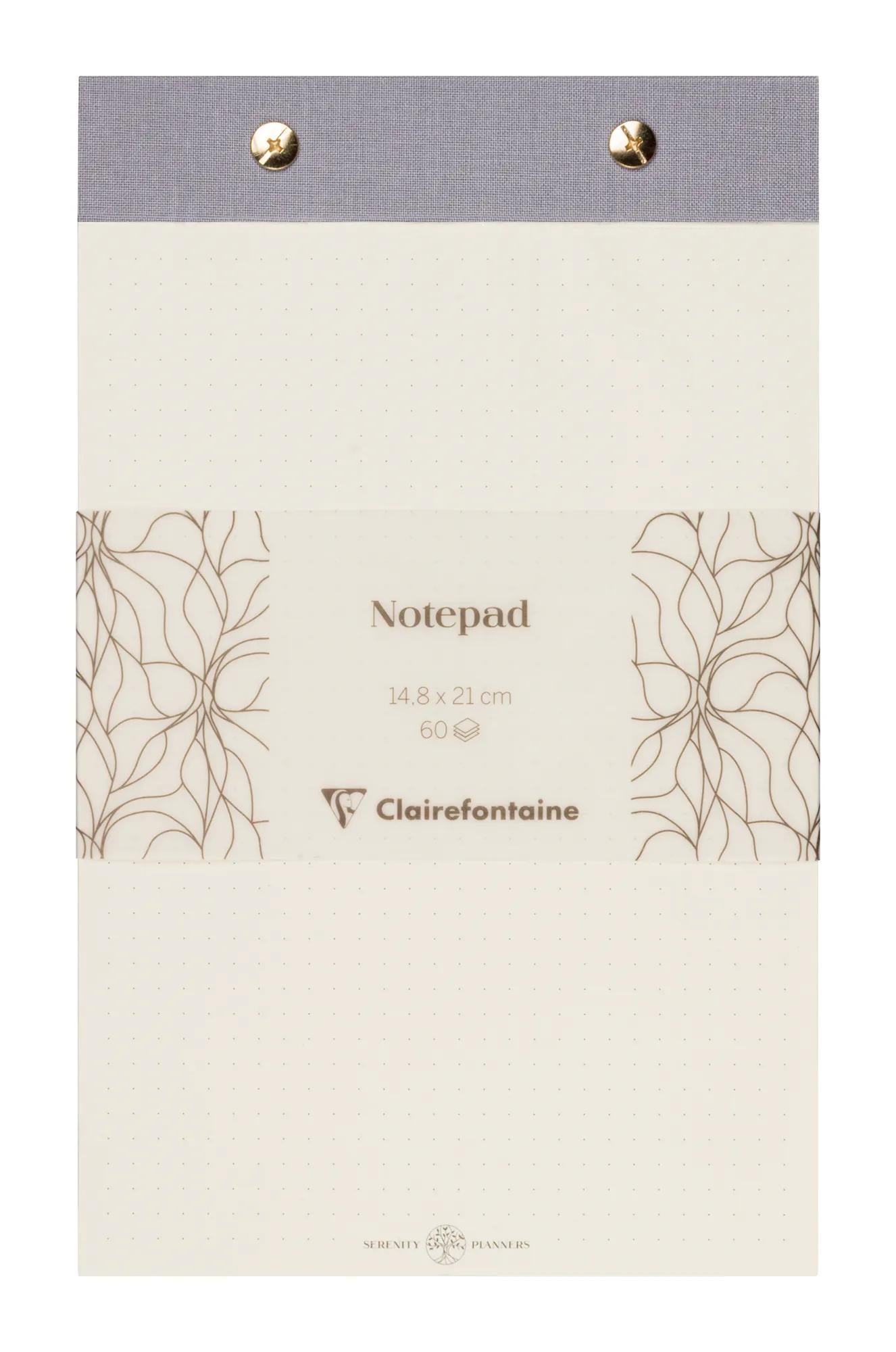Inspire, Rivet Block A5 14,8x21cm, Marais Leinwand, 60 abnehmbare Punktplatten, Arsch. - Neu (Paket x4)