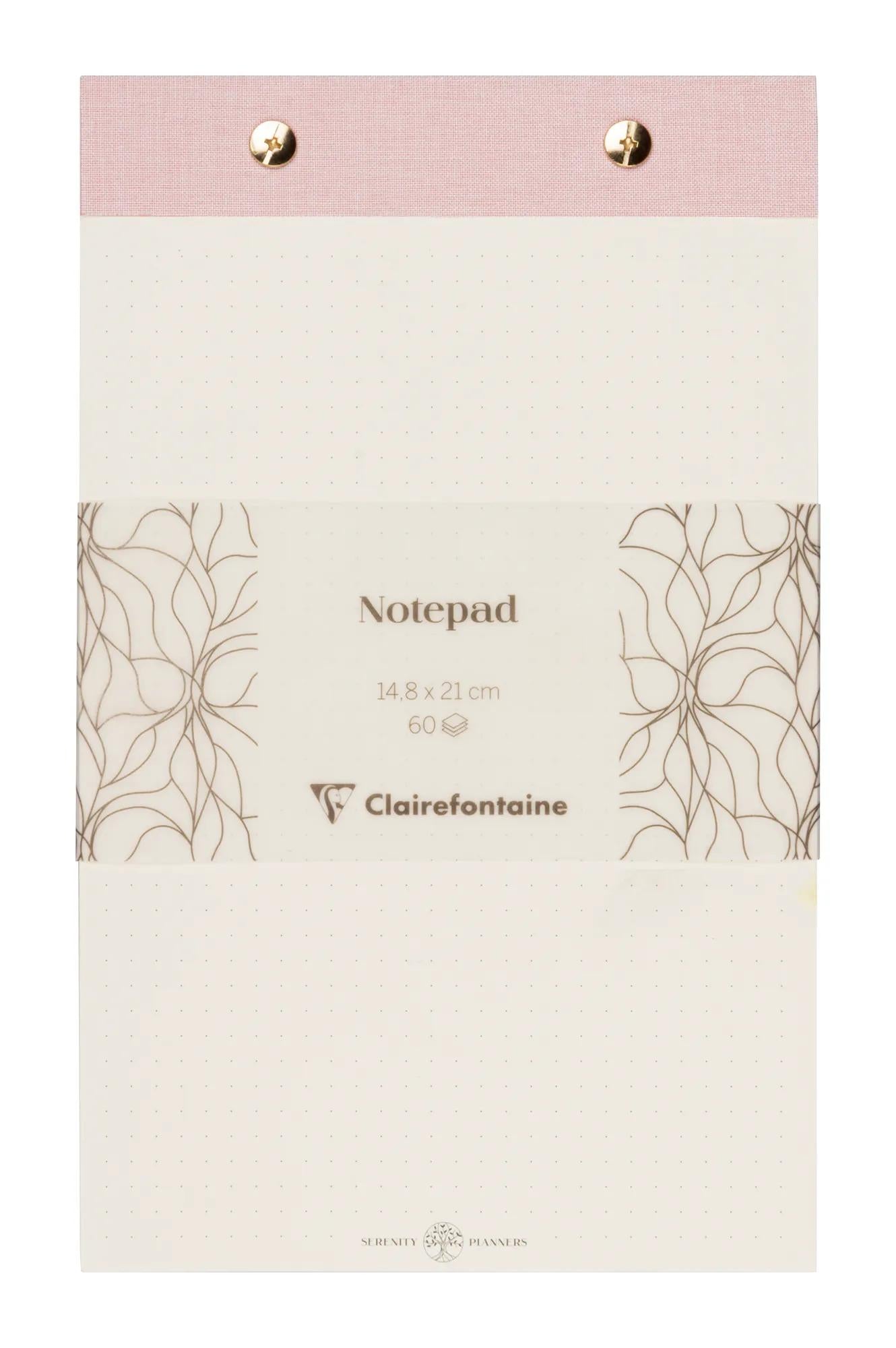 Inspire, Rivet Block A5 14,8x21cm, Marais Leinwand, 60 abnehmbare Punktplatten, Arsch. - Neu (Paket x4)