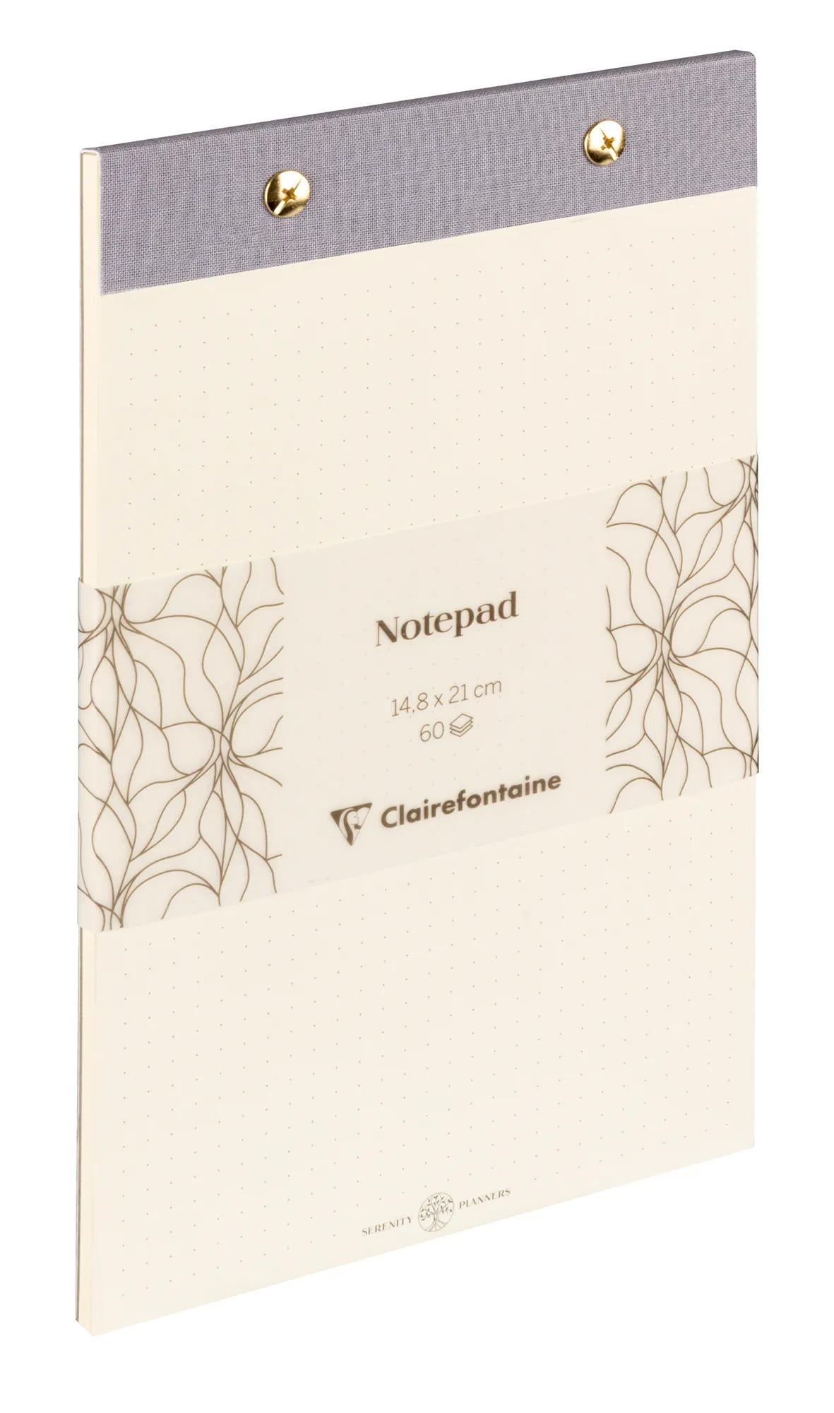 Inspire, Rivet Block A5 14,8x21cm, Marais Leinwand, 60 abnehmbare Punktplatten, Arsch. - Neu (Paket x4)