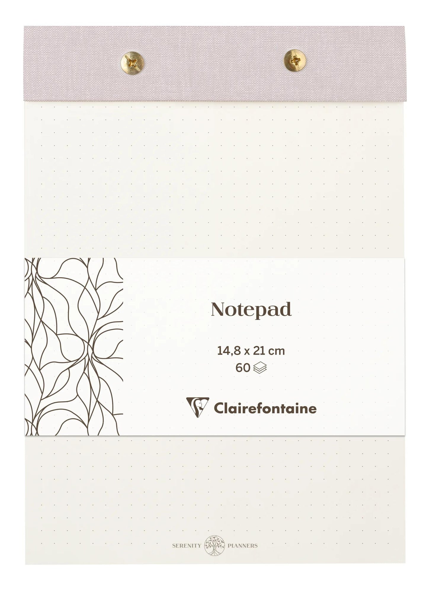 Inspire, Rivet Block A5 14,8x21cm, Marais Leinwand, 60 abnehmbare Punktplatten, Arsch. - Neu (Paket x4)