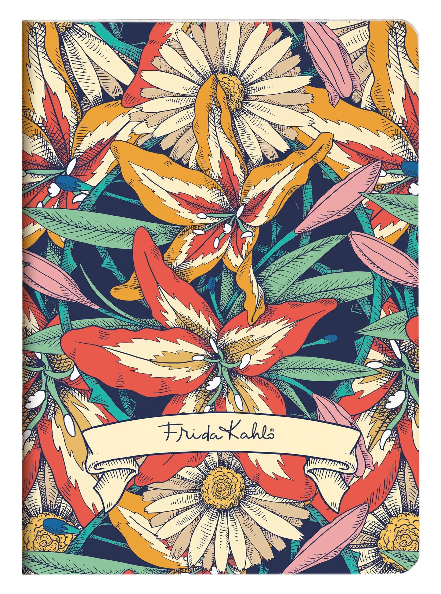 Frida Kahlo, Sewn Book A5 14.8x21 cm, 64 pages, line, ass. (Pack x9)