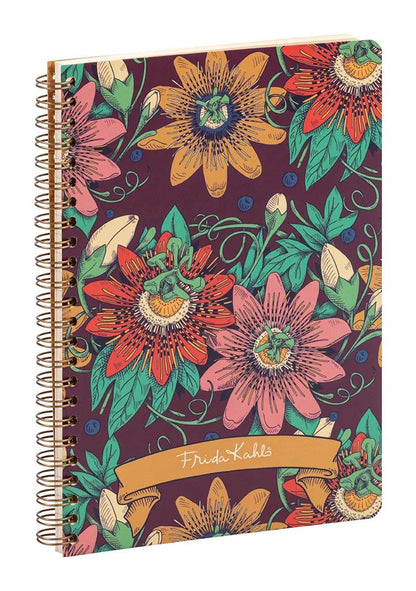 Frida Kahlo, A5 legante completo 14,8x21cm, 148 pagine, foderato, culo. (confezione da 4)