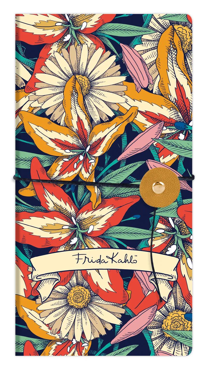 Frida Kahlo, diary slim 9x18 cm, 80 pages, plain, ass. (Pack x4)