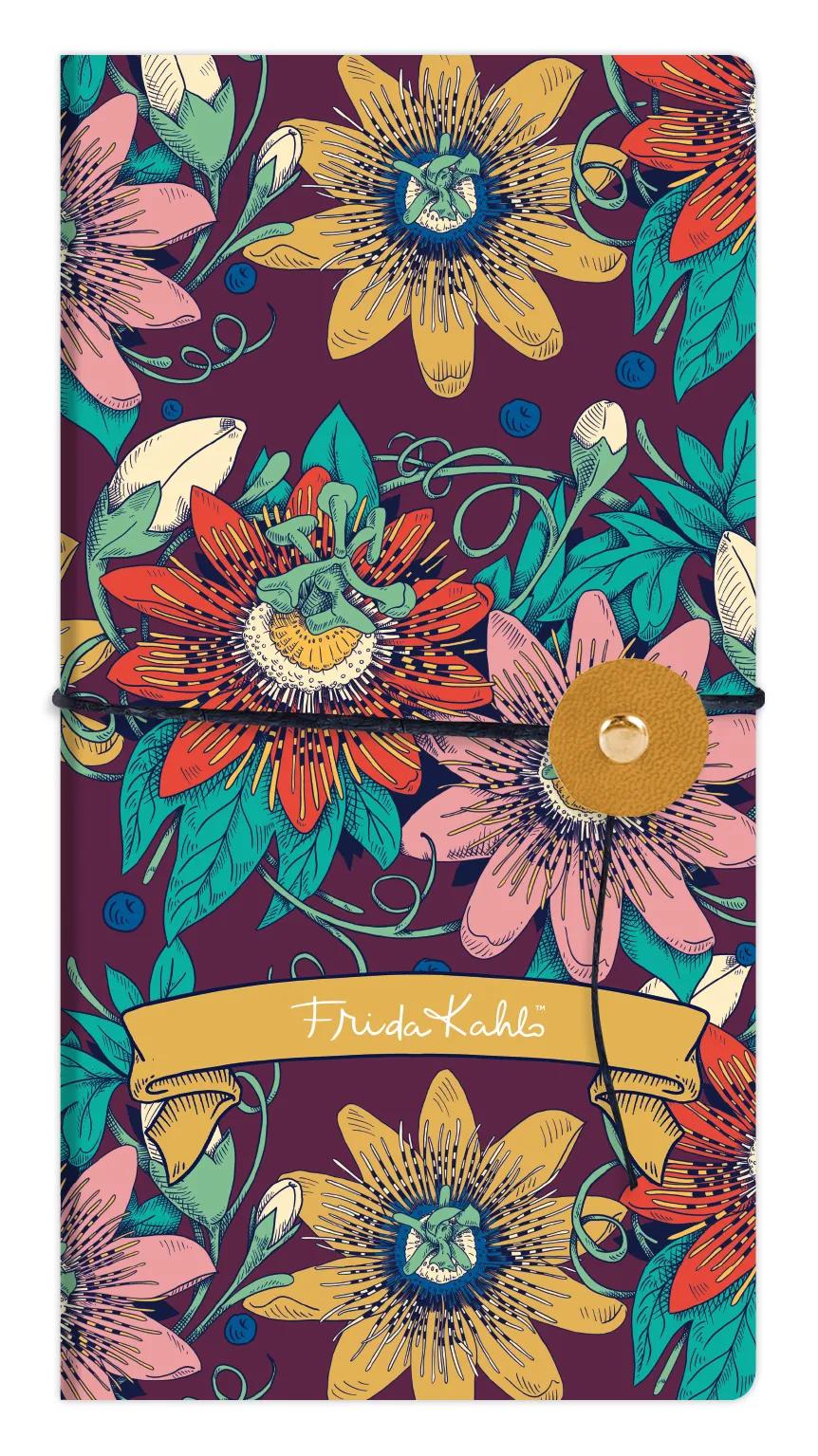 Frida Kahlo, diary slim 9x18 cm, 80 pages, plain, ass. (Pack x4)
