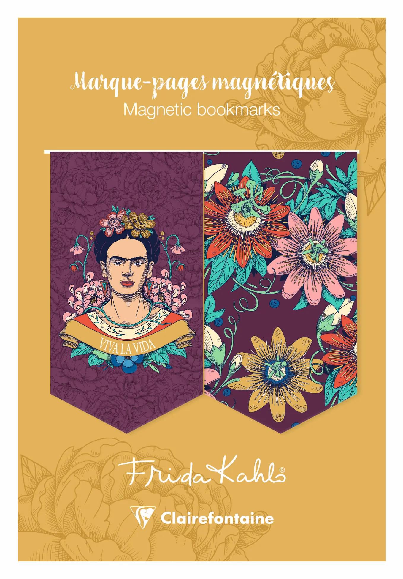 Friaul Kahlo, Set von 2 magnetischen Lesezeichen 10,5x15,5cm (Paket x10)