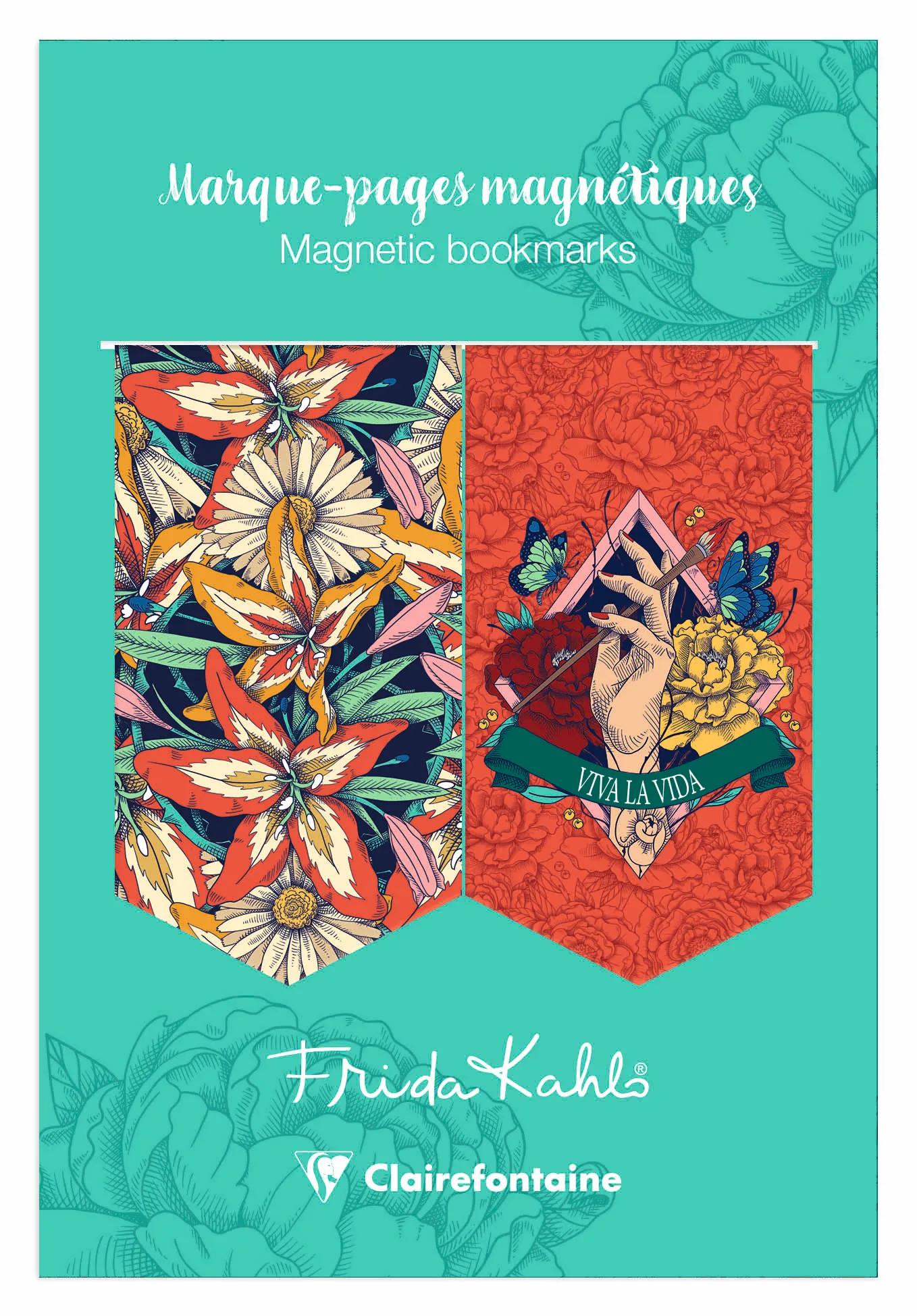 Friaul Kahlo, Set von 2 magnetischen Lesezeichen 10,5x15,5cm (Paket x10)
