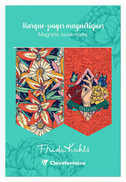 Frida Kahlo, Set di 2 segnalibri magnetici 10,5x15,5cm (confezione da 10)