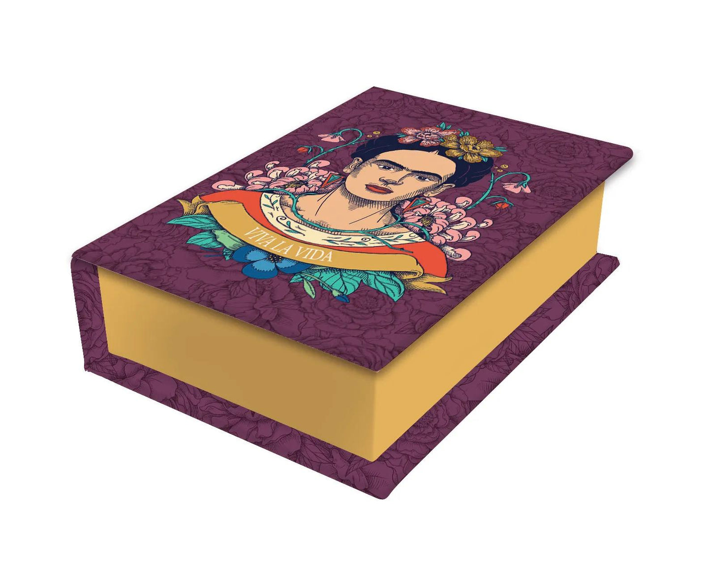 Frida Kahlo, Piccole scatole rettangolari 9,5x6,5x3 cm, culo. (Pacchetto x6)