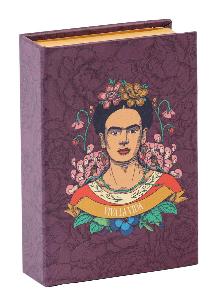 Frida Kahlo, Piccole scatole rettangolari 9,5x6,5x3 cm, culo. (Pacchetto x6)