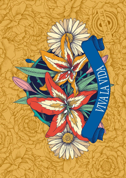 Frida Kahlo, Match Set 12x16.5 cm mit 8 Einzelkarten sortiert 11x15.5 cm und 8 Umschläge Pollen C6 naturweiß (5er-Pack)