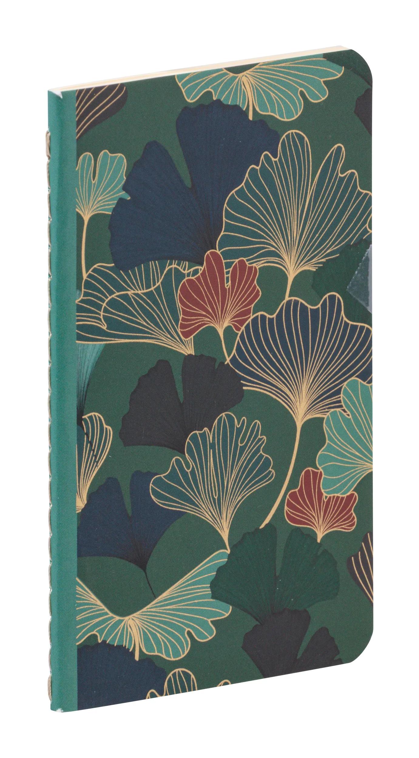 Gaïa blue, Sewn notebook thread 7.5 x 12 cm, 48 pages, lined (Pack x36)