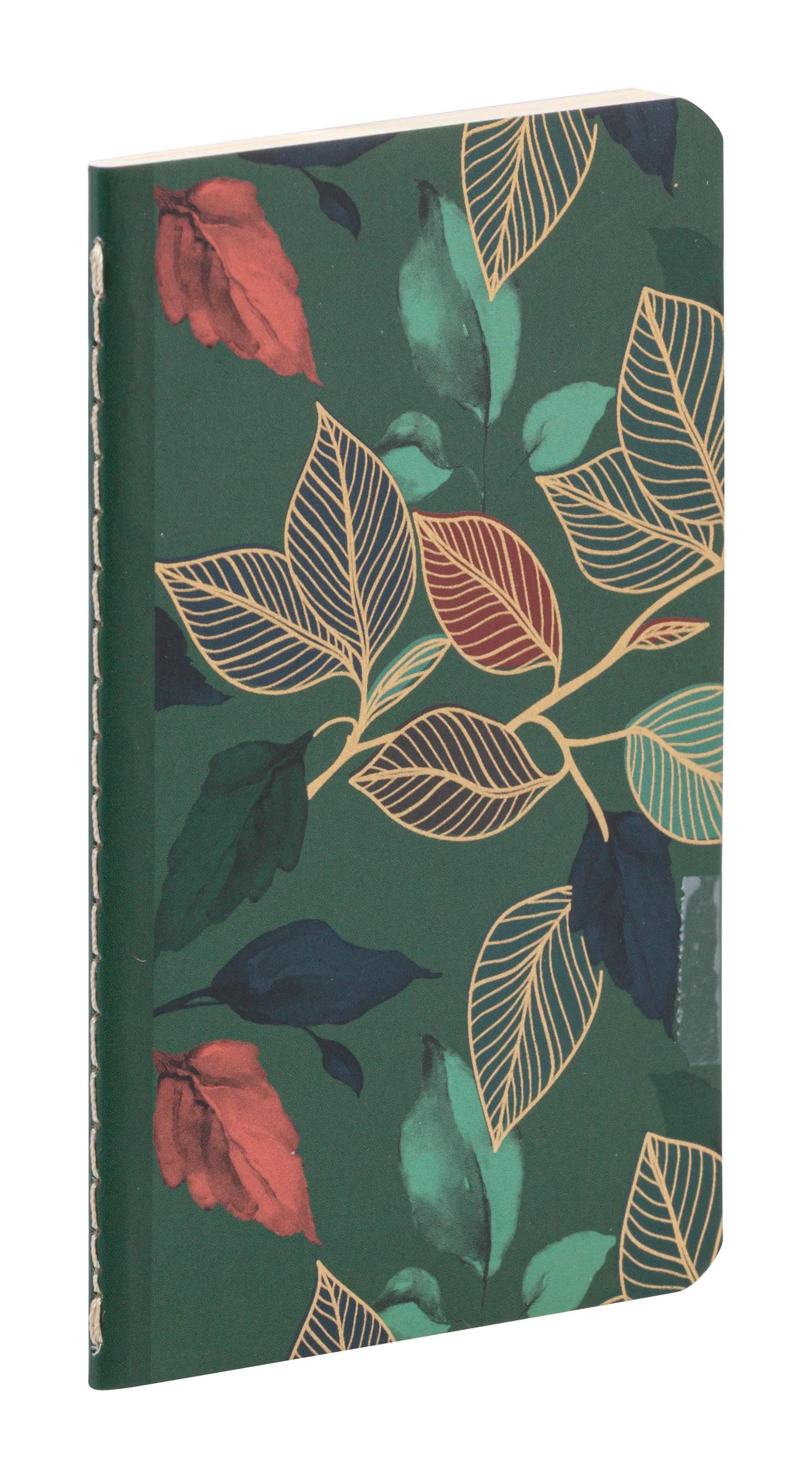 Gaïa blue, Sewn notebook thread 7.5 x 12 cm, 48 pages, lined (Pack x36)