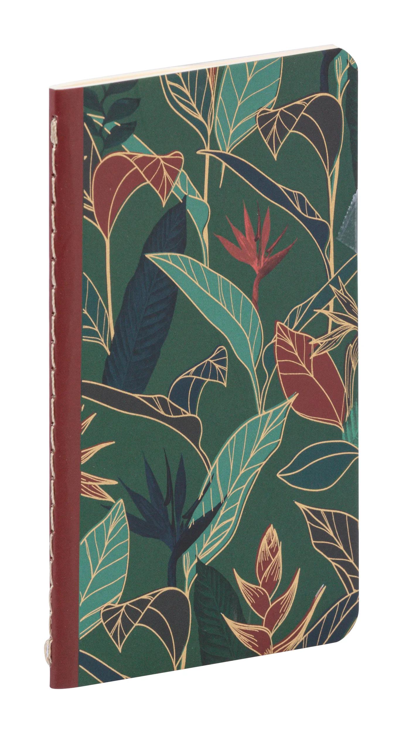 Gaïa blue, Sewn notebook thread 7.5 x 12 cm, 48 pages, lined (Pack x36)